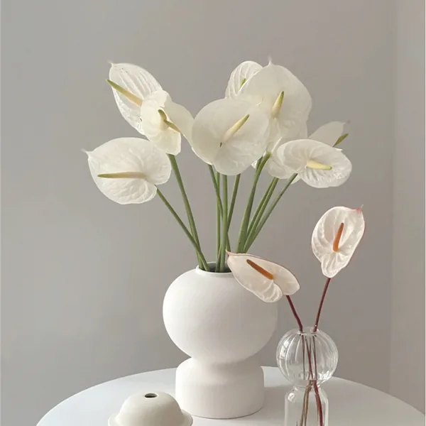 12 Palm leaf white